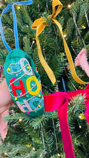 Ho Ho Ho Green Embellished Headband