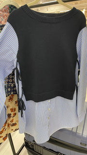 Lizzy Houndstooth Patterned Flowy Cami