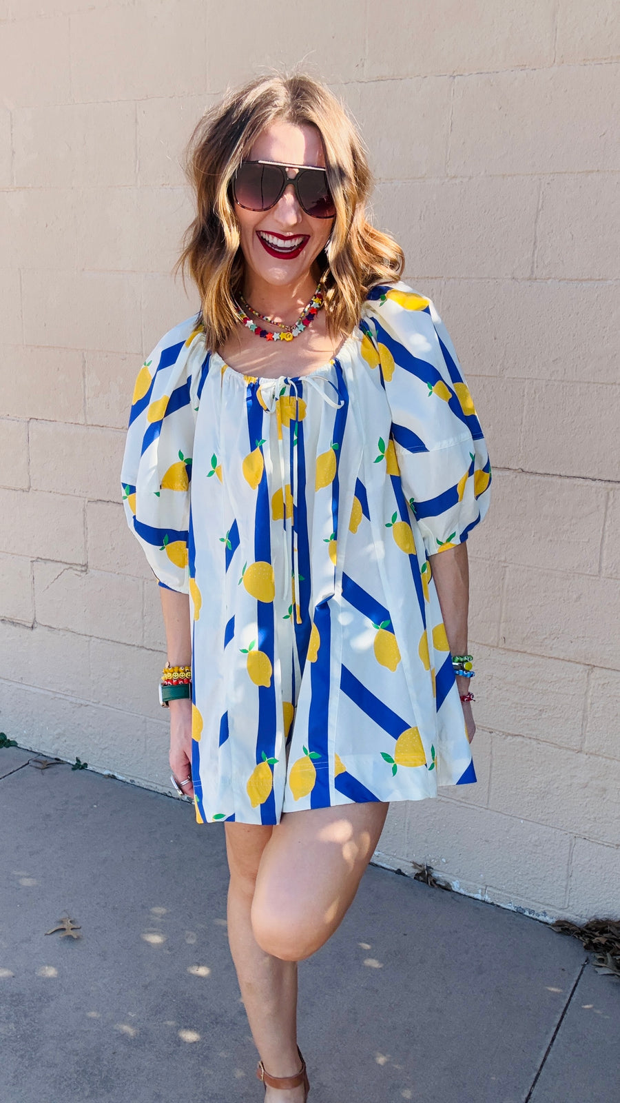 When Life Gives You Lemons Flowy Romper