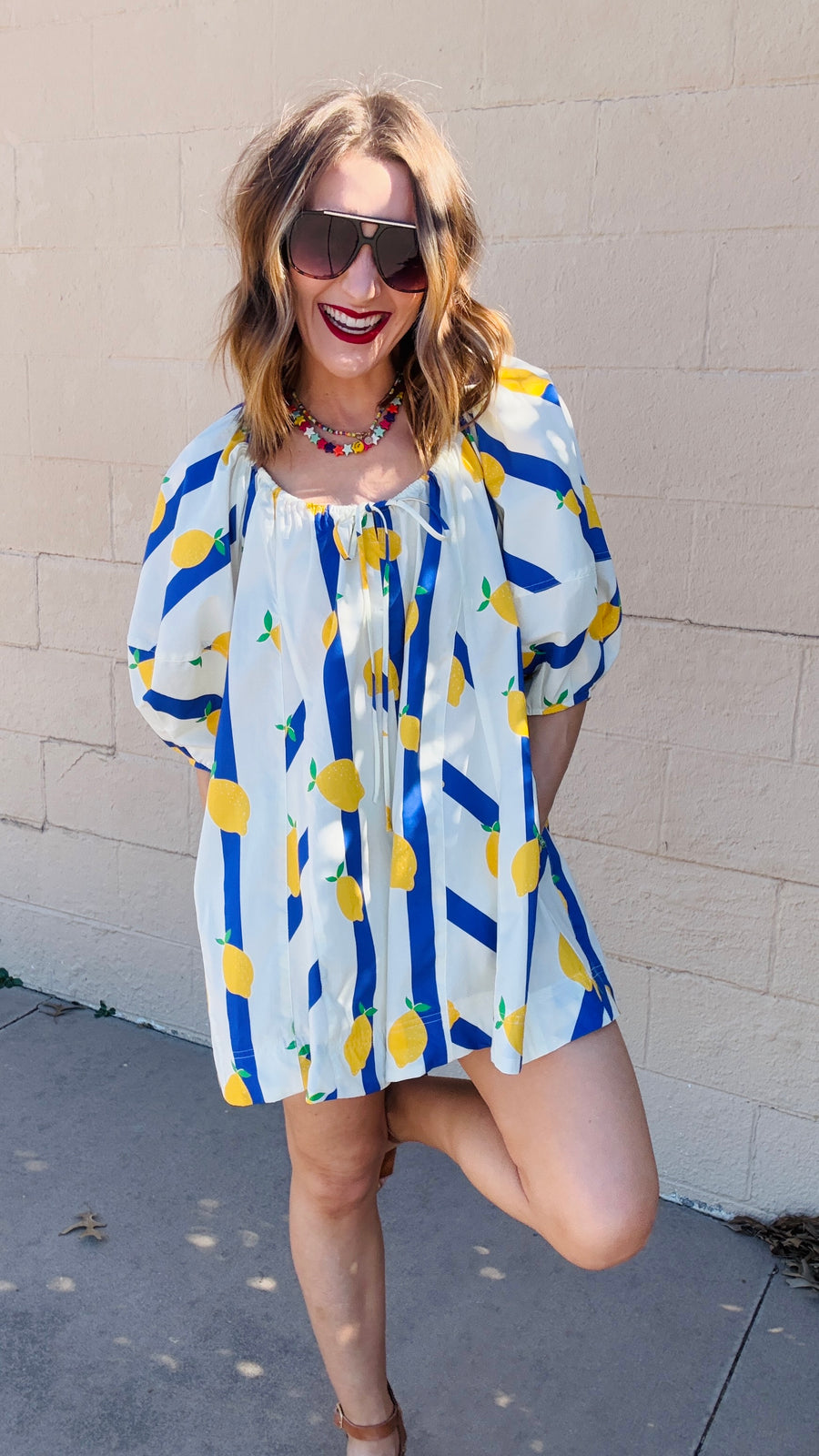 When Life Gives You Lemons Flowy Romper