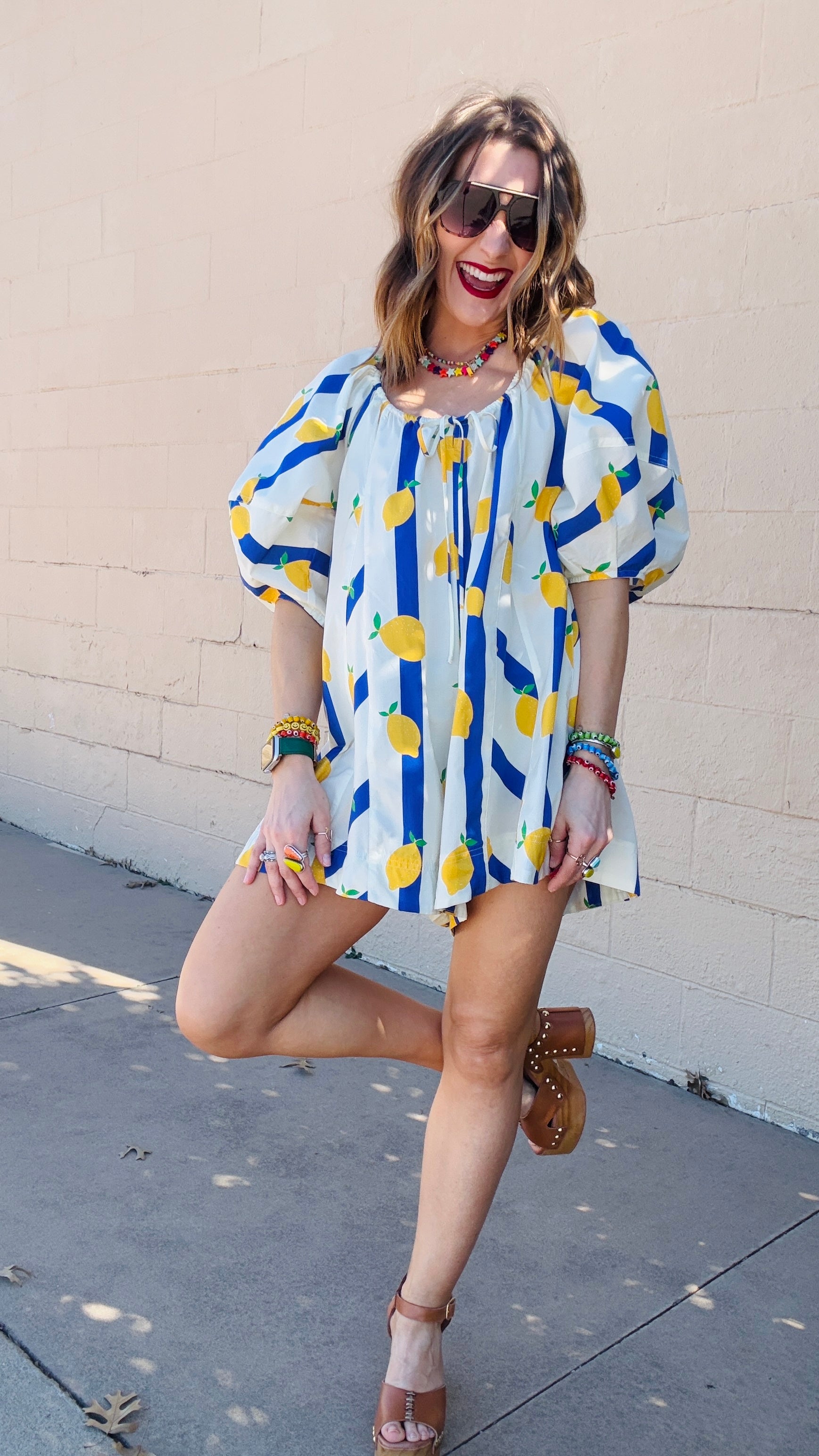 When Life Gives You Lemons Flowy Romper