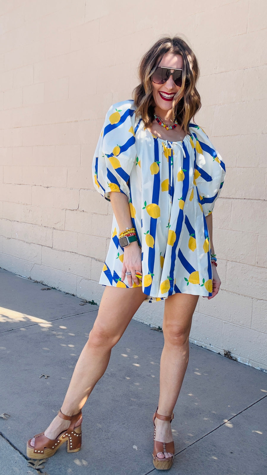 When Life Gives You Lemons Flowy Romper