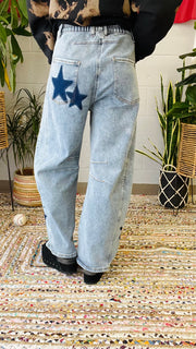 Denim Dreams Star Print Jeans