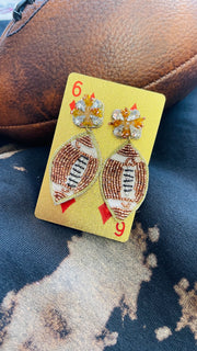 Friday Night Lights Football Earrings