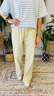 Floral Dreams Relaxed Fit Straight Leg Pants