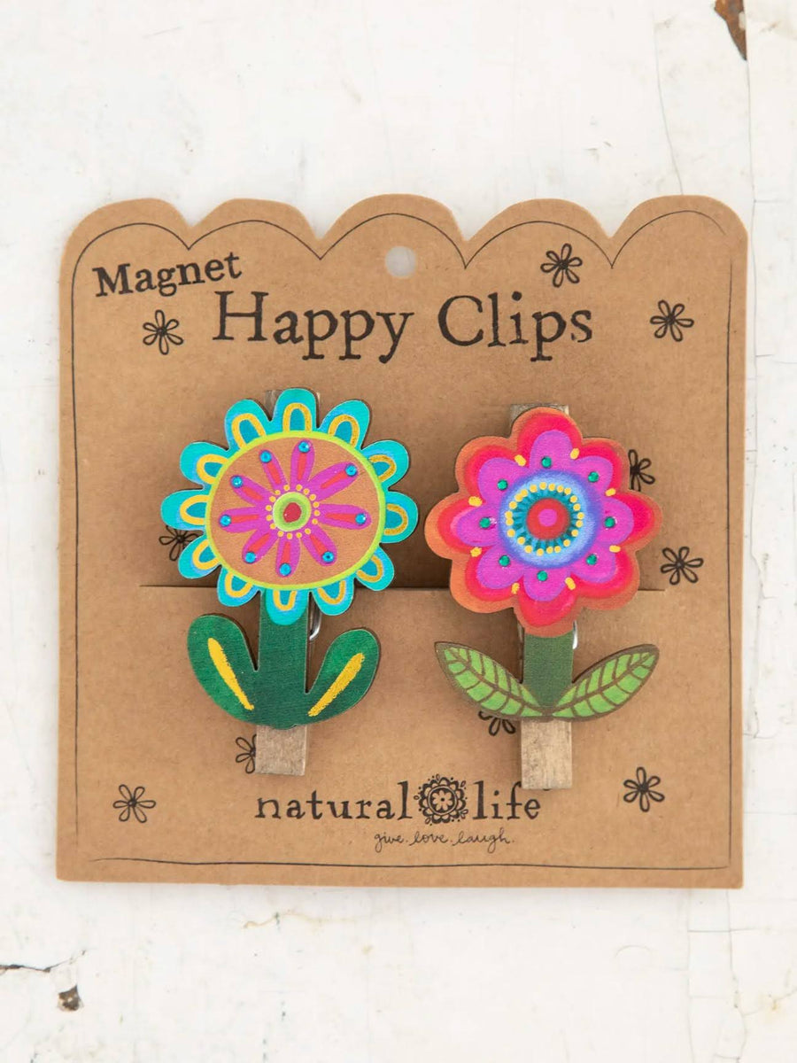 Smell The Flowers Magnetic Clips