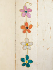 Dangling Daisies Stained Glass Mobile