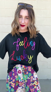 Feeling Lucky Cropped Tee