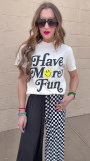 Fun Vibes Smiley Tee