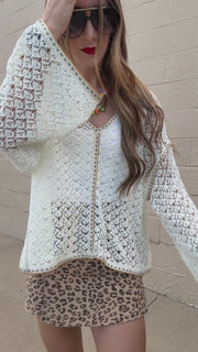Enchanted Lace Hooded Top