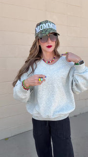 Cloud Comfort Pullover- Heather Oatmeal