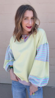 Desert Dusk Sweatshirt-Pistachio