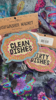 Clean or Dirty Double Sided Dishwasher Magnet