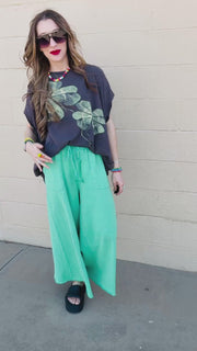 Lady Luck Clover Graphic Tee
